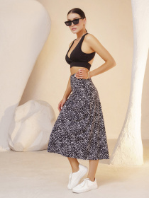 Юбка миди ISSA Plus модель 13188_черный Фото