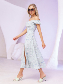 Платье миди ISSA Plus модель 13334_olive Фото