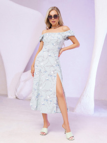 Платье миди ISSA Plus модель 13334_olive Фото