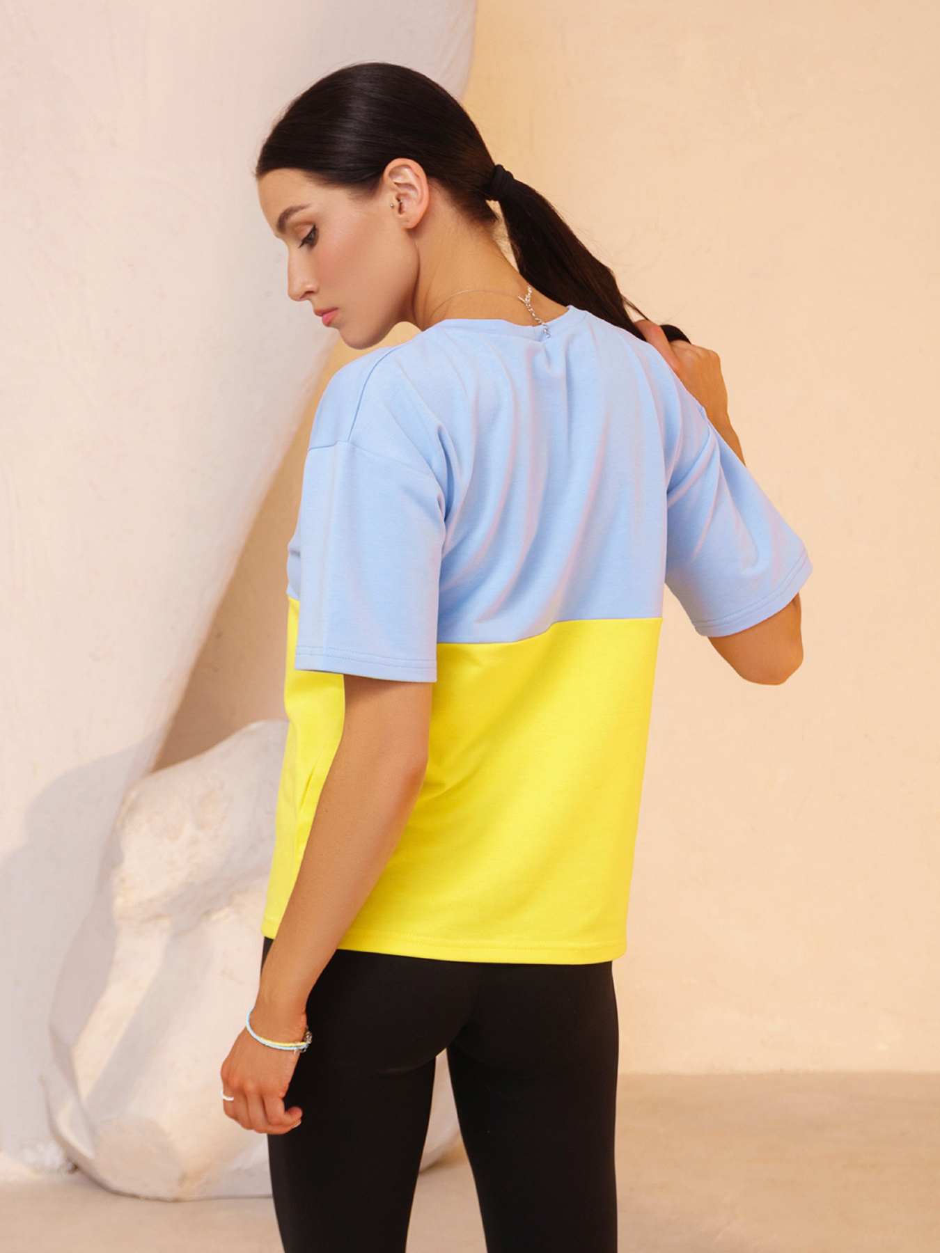 Футболка ISSA Plus модель 13404_yellowblue Фото