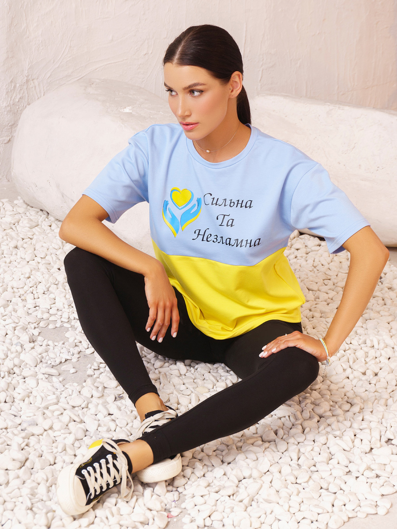 Футболка ISSA Plus модель 13404_yellowblue Фото