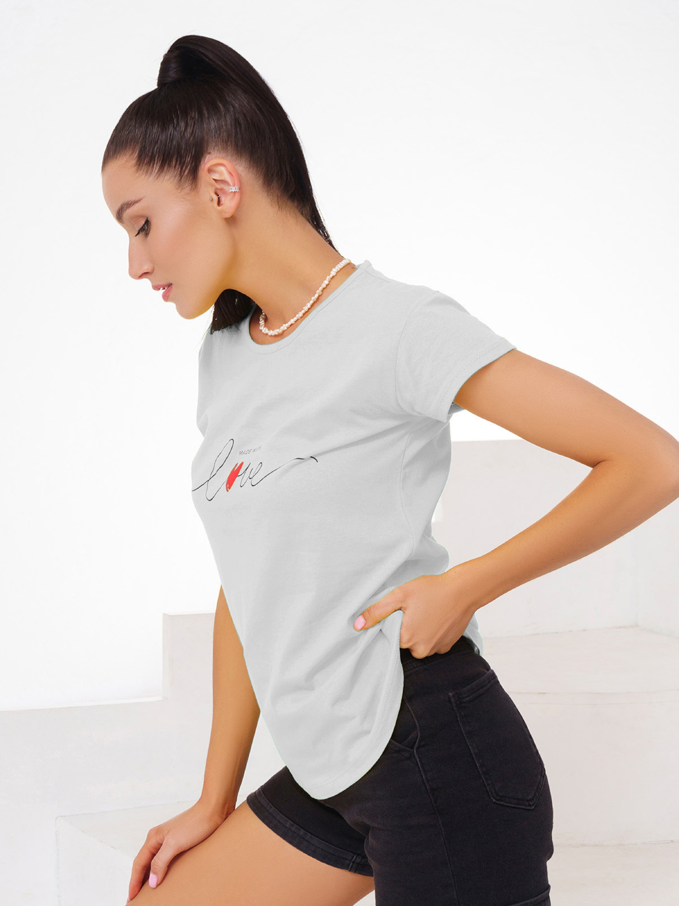 Футболка ISSA Plus модель WN20-248_grey Фото