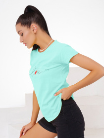 Футболки и поло ISSA Plus модель WN20-248_mint Фото