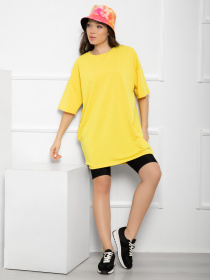 Футболка ISSA Plus модель 12594_yellow Фото