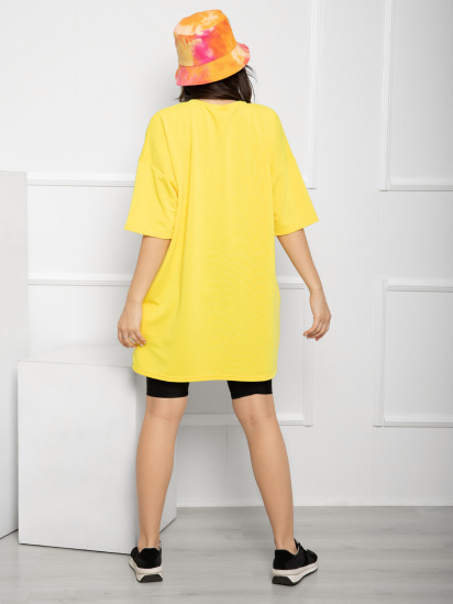 Футболка ISSA Plus модель 12594_yellow — фото 3 - INTERTOP