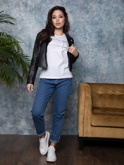 Футболка ISSA Plus модель WN20-107_white — фото 4 - INTERTOP