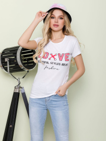 Футболка ISSA Plus модель WN20-120_white Фото