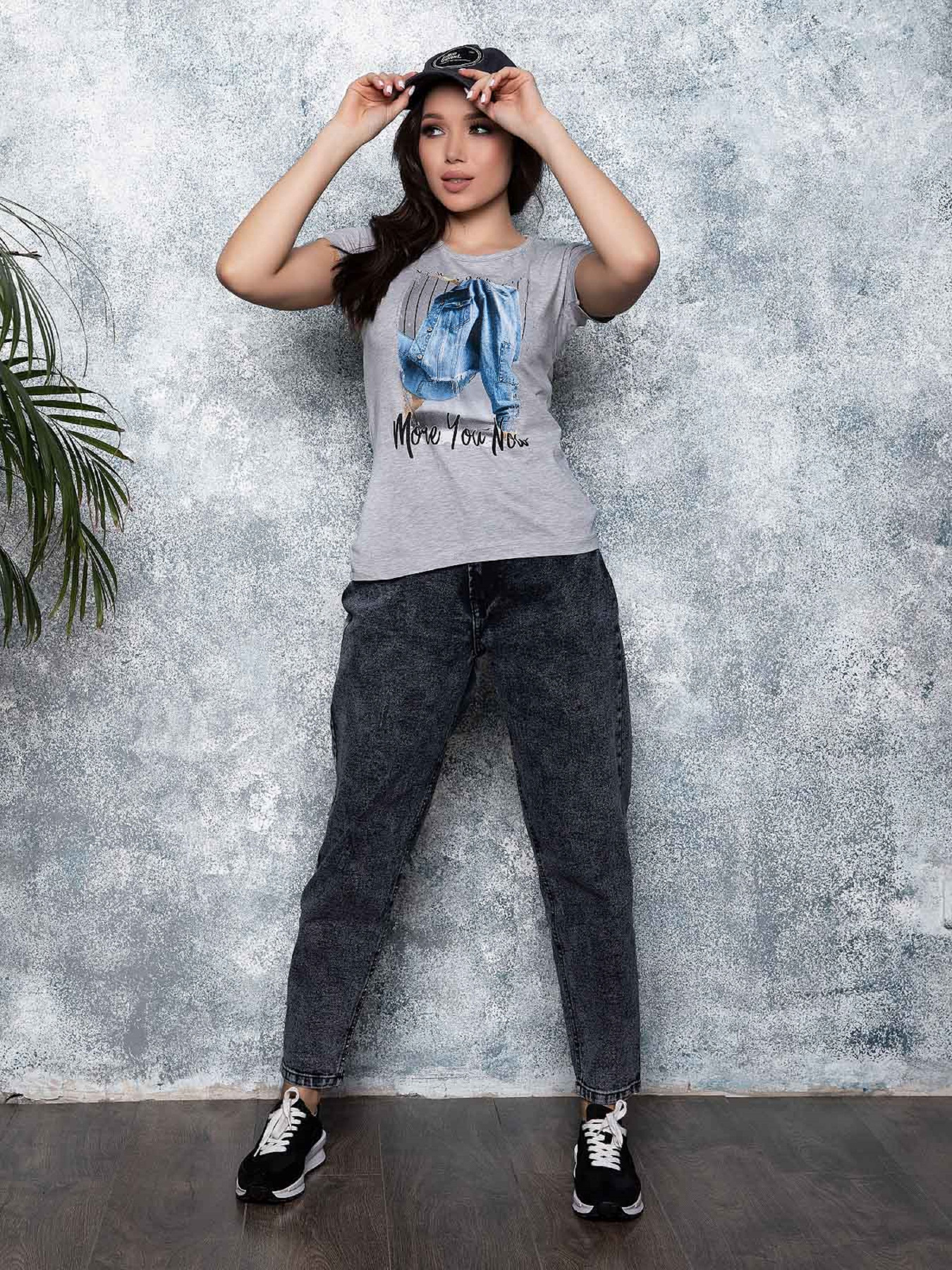 Футболка ISSA Plus модель WN20-121_grey Фото