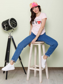 Футболка ISSA Plus модель WN20-124_pink Фото