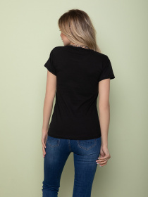 Футболка ISSA Plus модель WN20-124_black Фото