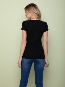 Футболка ISSA Plus модель WN20-126_black Фото