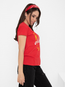 Футболка ISSA Plus модель WN20-136_red Футболка ISSA Plus модель WN20-136_red Фото