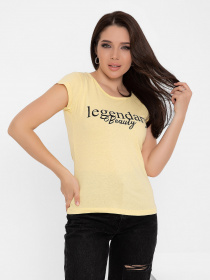 Футболка ISSA Plus модель WN20-145_yellow Фото