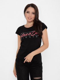 Футболка ISSA Plus модель WN20-146_black Фото