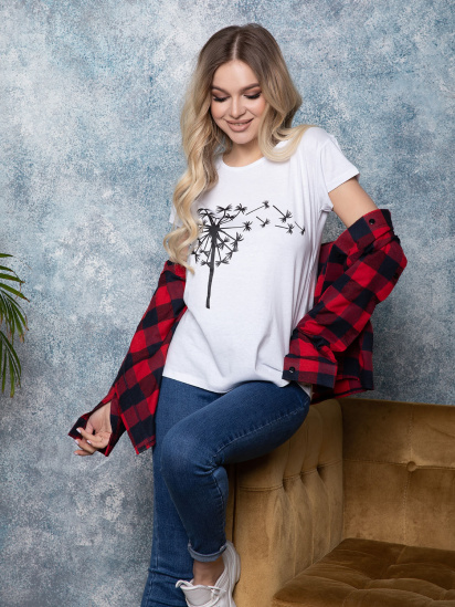 Футболка ISSA Plus модель WN20-89_white - фото