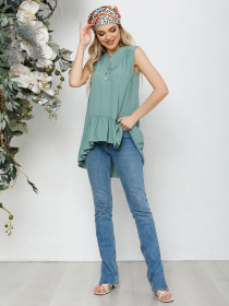 Блуза ISSA Plus модель SA-203_mint Фото