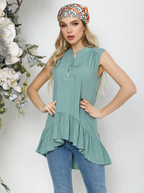 Блуза ISSA Plus модель SA-203_mint Фото