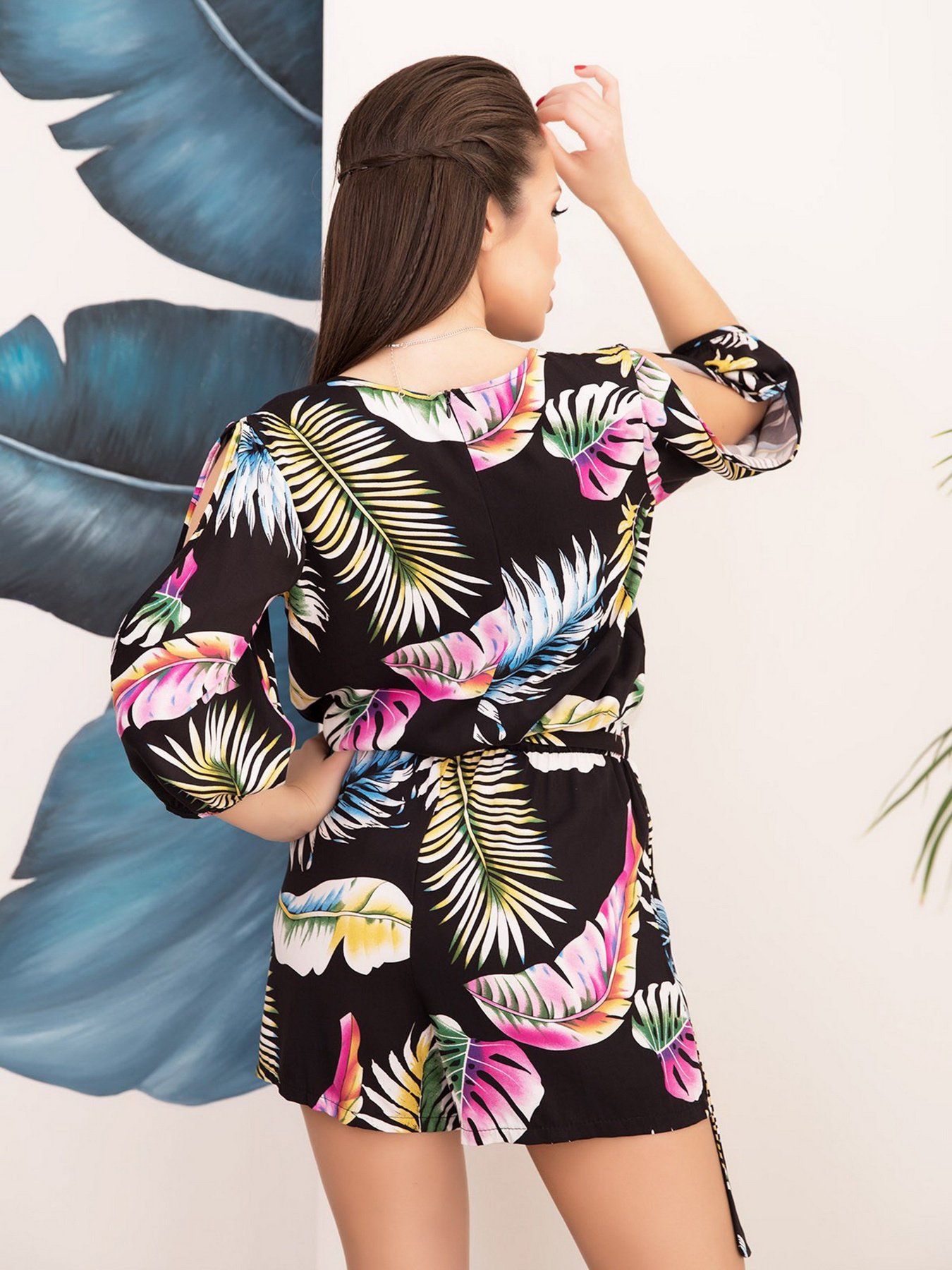 Комбінезон ISSA Plus модель SA-172_black Фото