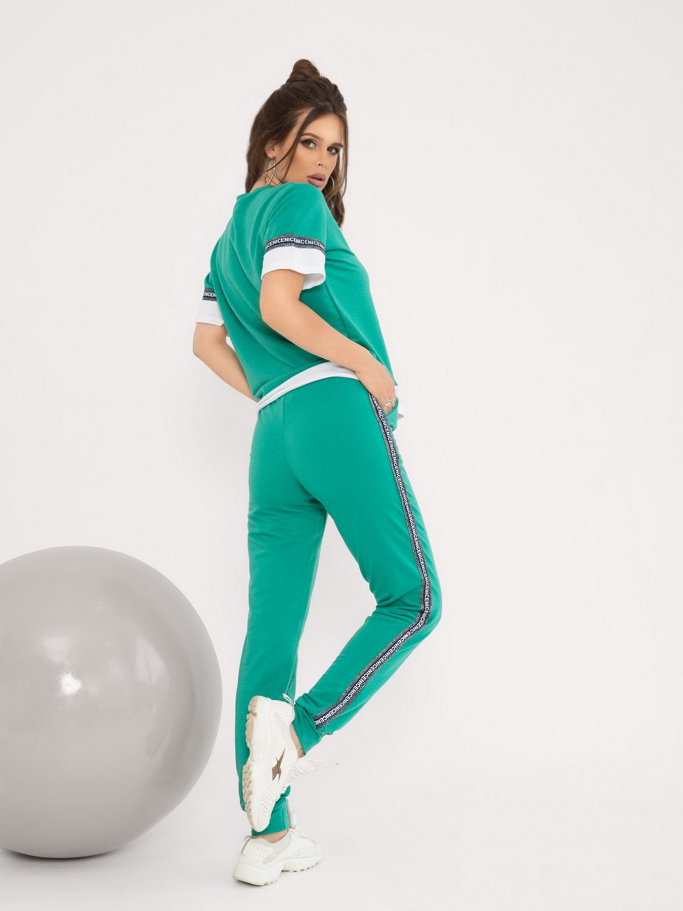 Костюм ISSA Plus модель 11960_green Фото