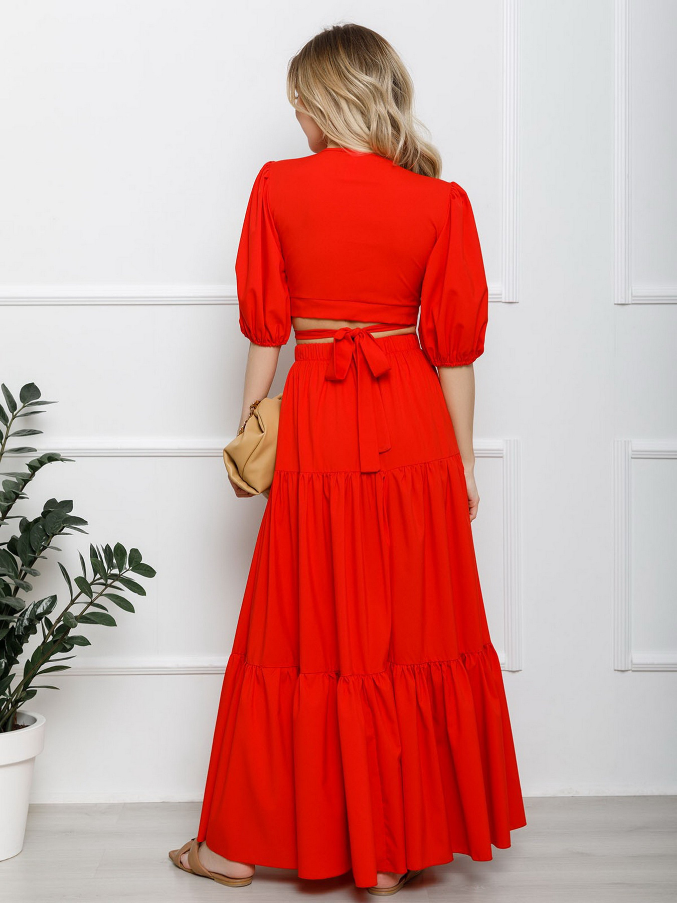 Костюм ISSA Plus модель 12614_red Фото