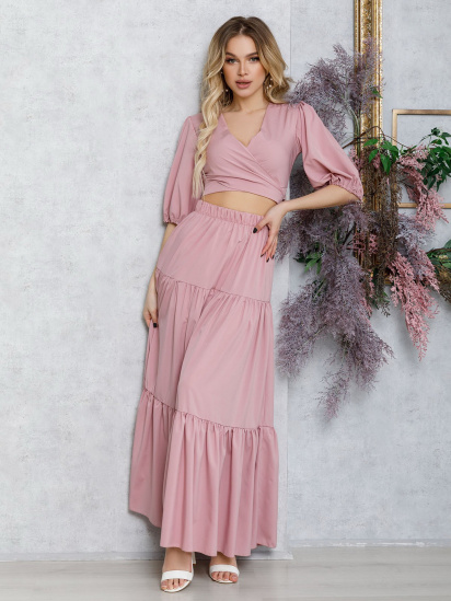 Костюм ISSA Plus модель 12614_pink - фото