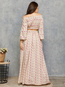 Повсякденний костюм ISSA Plus модель 12691_бежевый Фото