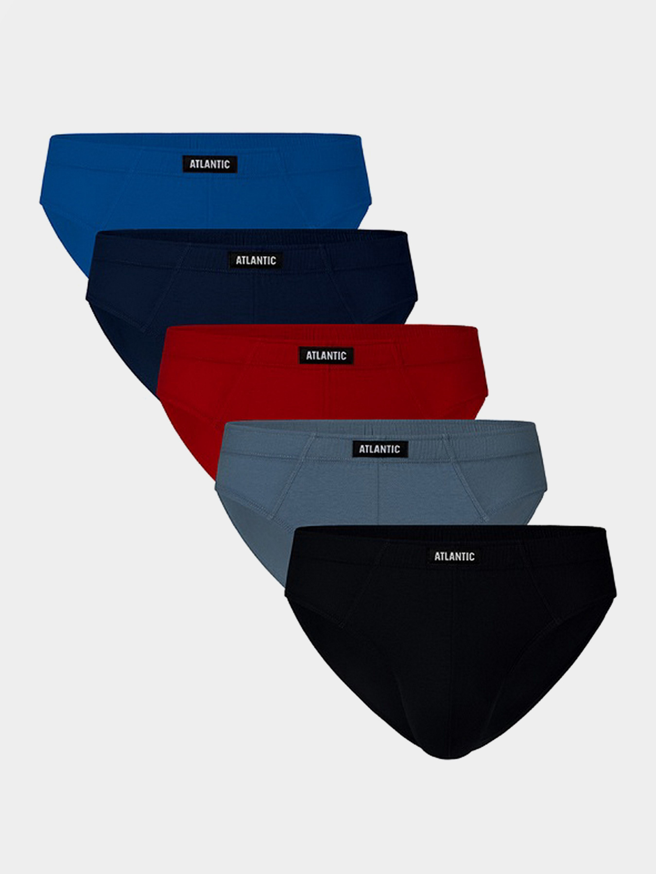 Набор трусов Atlantic модель 5SMP-002_NIE_GRA_CZE_NIE_CZA Фото
