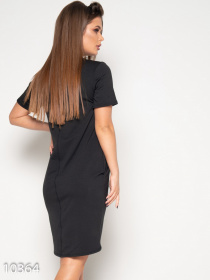 Платье мини ISSA Plus модель 10364_black Платье мини ISSA Plus модель 10364_black Фото