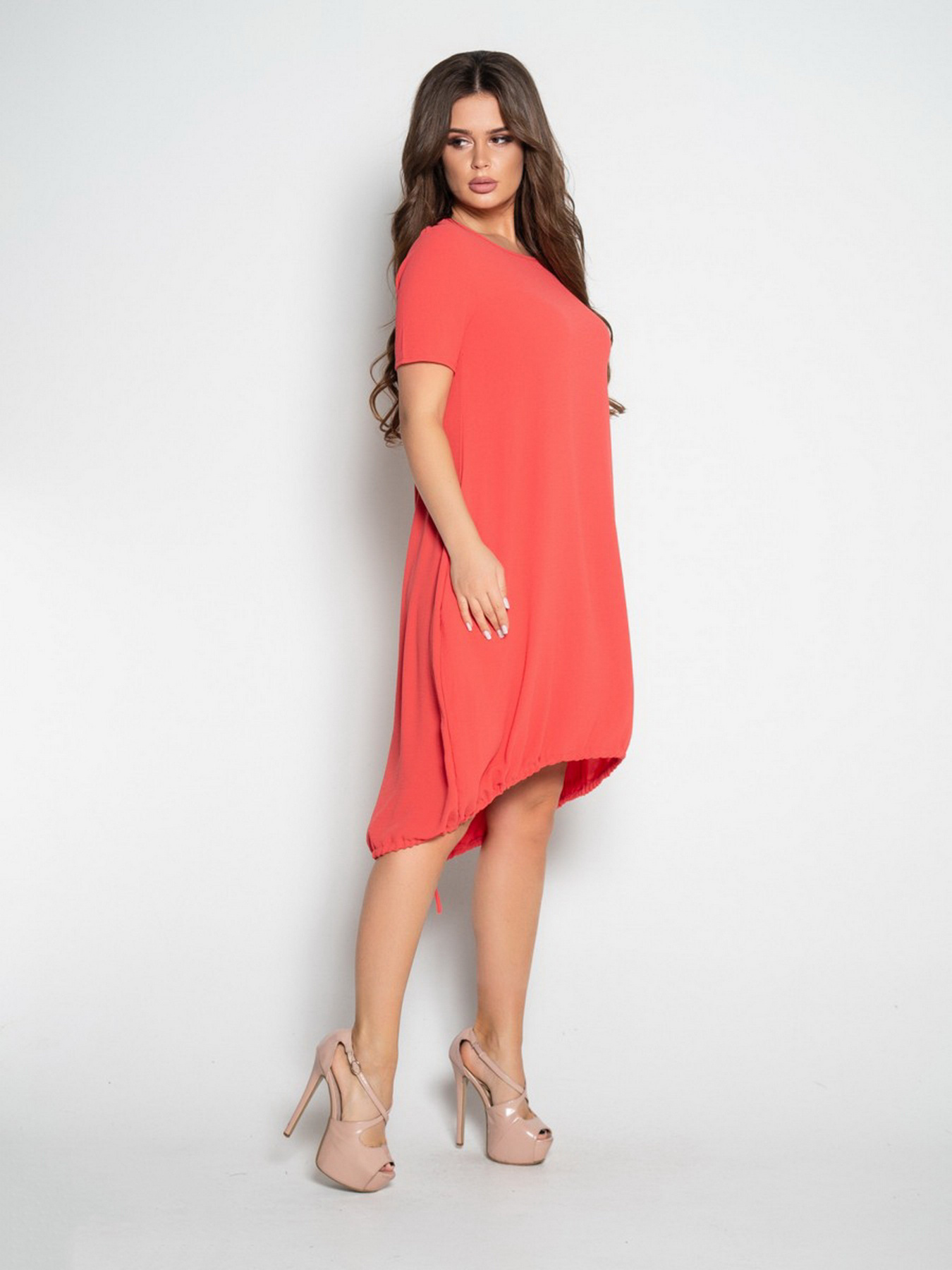 Сарафан ISSA Plus модель 10497_coral Фото