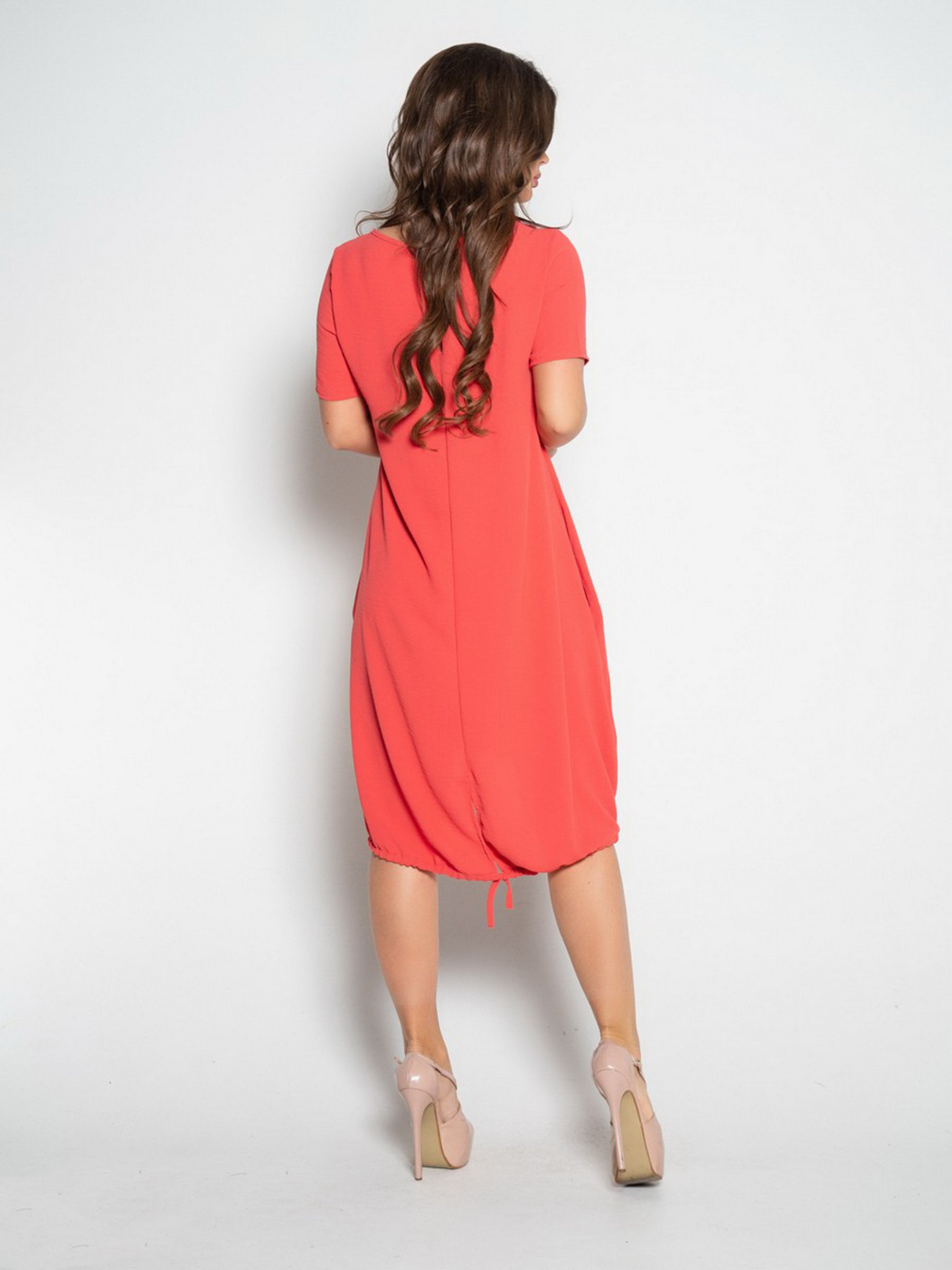 Сарафан ISSA Plus модель 10497_coral Фото
