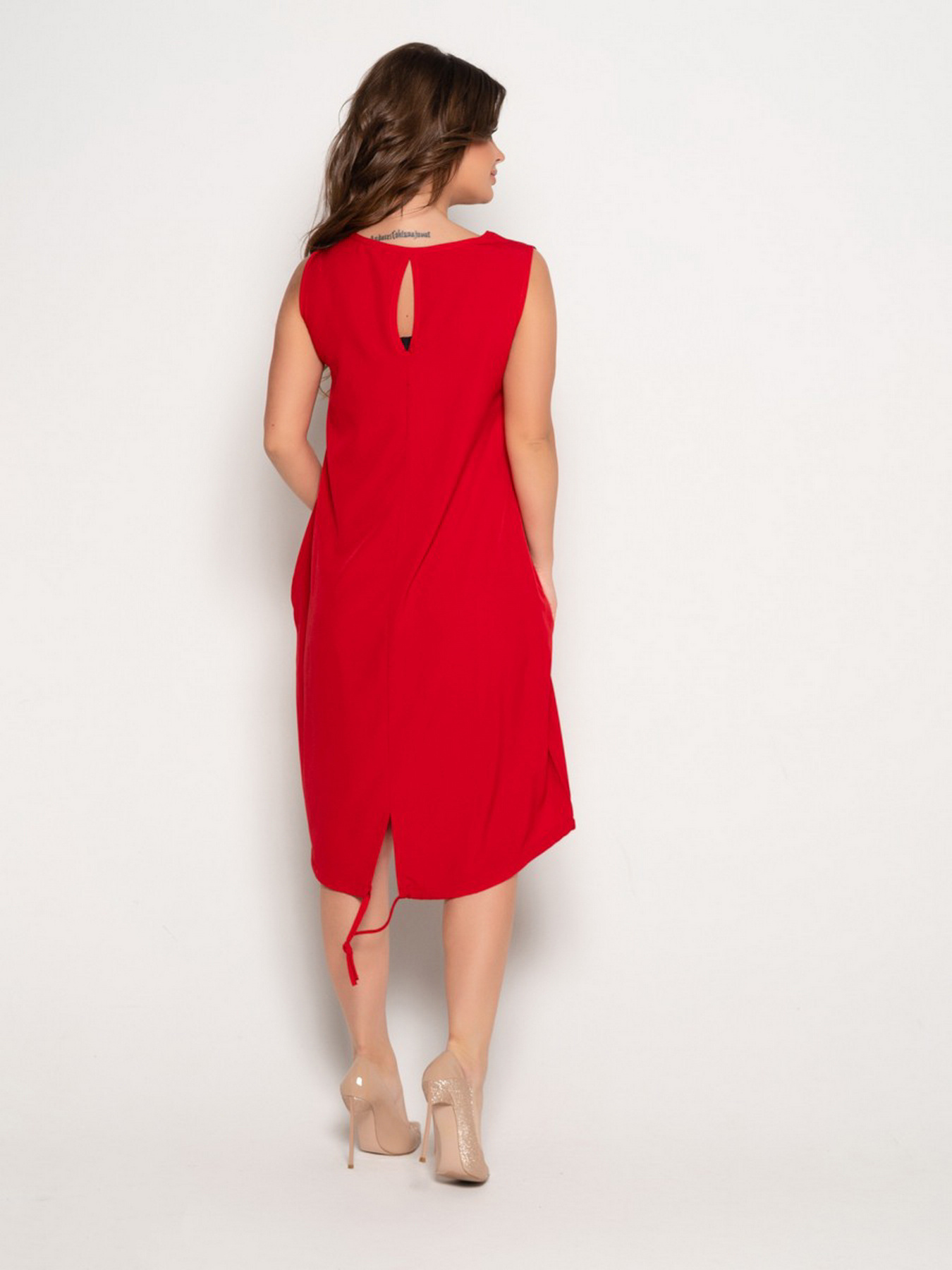 Сарафан ISSA Plus модель 10805_red Сарафан ISSA Plus модель 10805_red Фото