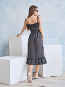 Сарафан ISSA Plus модель 11707_black Фото