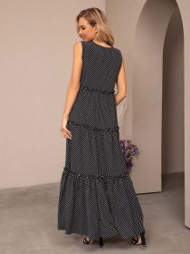 Сукня максі ISSA Plus модель 11733_black Фото