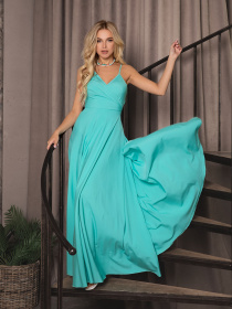 Сукня максі ISSA Plus модель 11745_mint Фото