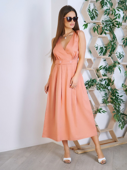 Сарафан ISSA Plus модель 11757_pink - фото