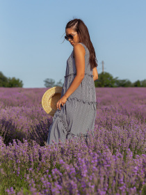 Сарафан ISSA Plus модель 12023_blackwhite Фото