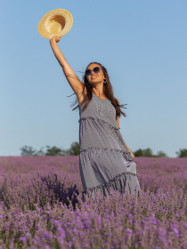 Сарафан ISSA Plus модель 12023_blackwhite Сарафан ISSA Plus модель 12023_blackwhite Фото