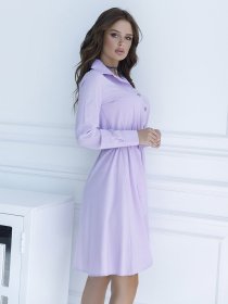 Платье мини ISSA Plus модель 12086_lilac Фото