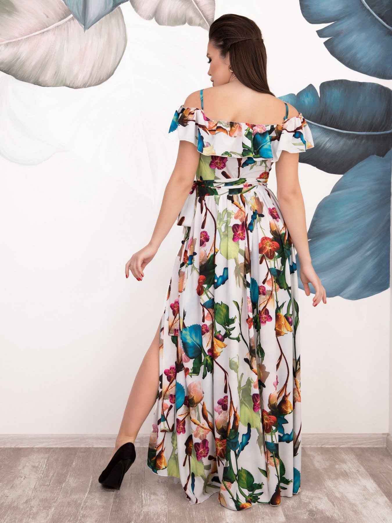 Платья ISSA Plus модель 12527_multicolor Фото