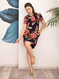 Сукні ISSA Plus модель 12546_blue Фото