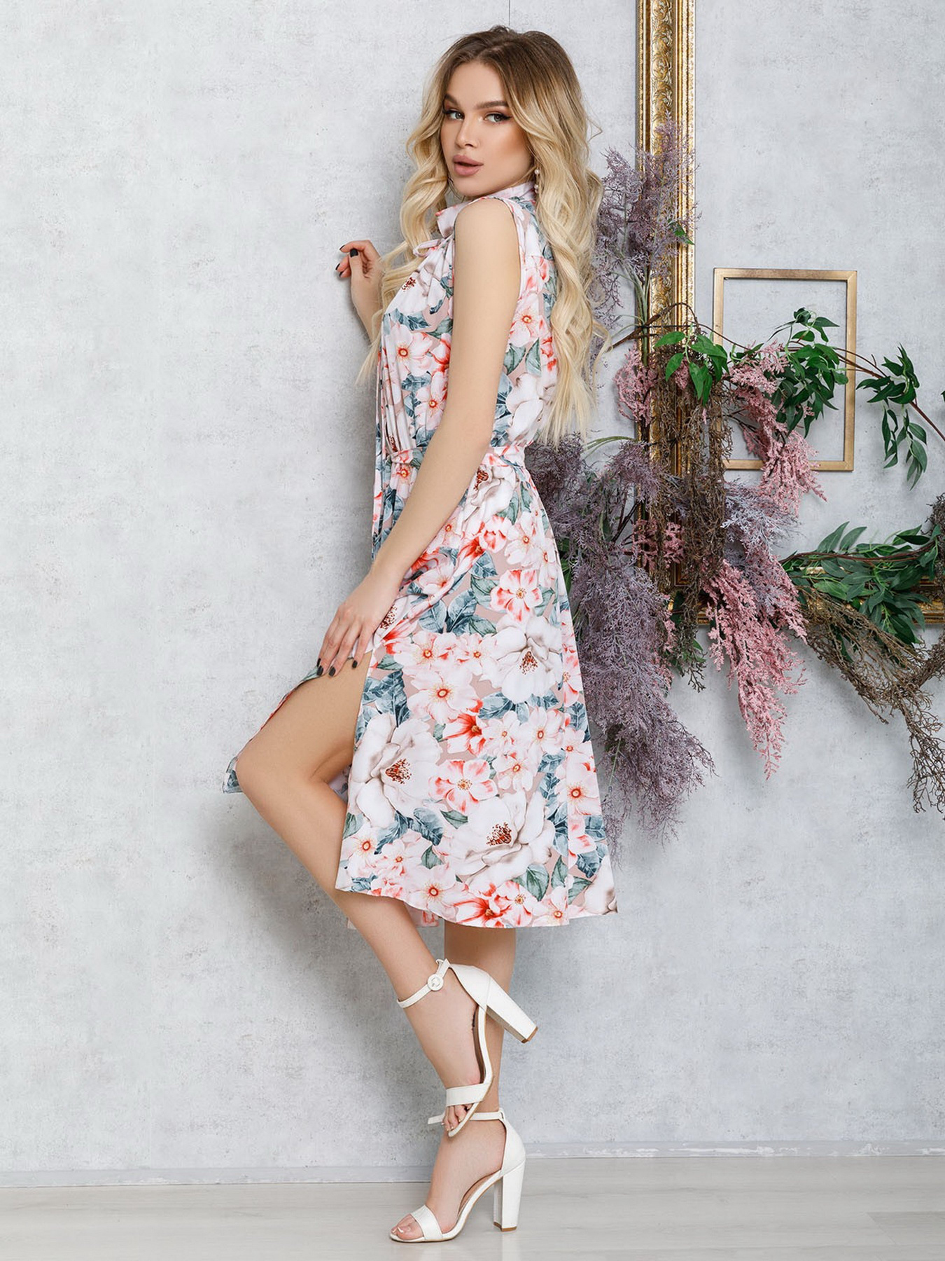 Платья ISSA Plus модель 12550_multicolor Фото