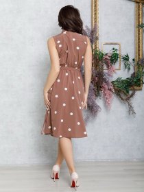 Платья ISSA Plus модель 12551_brown Фото