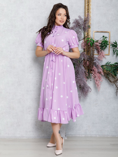 Сукні ISSA Plus модель 12553_lilac - фото
