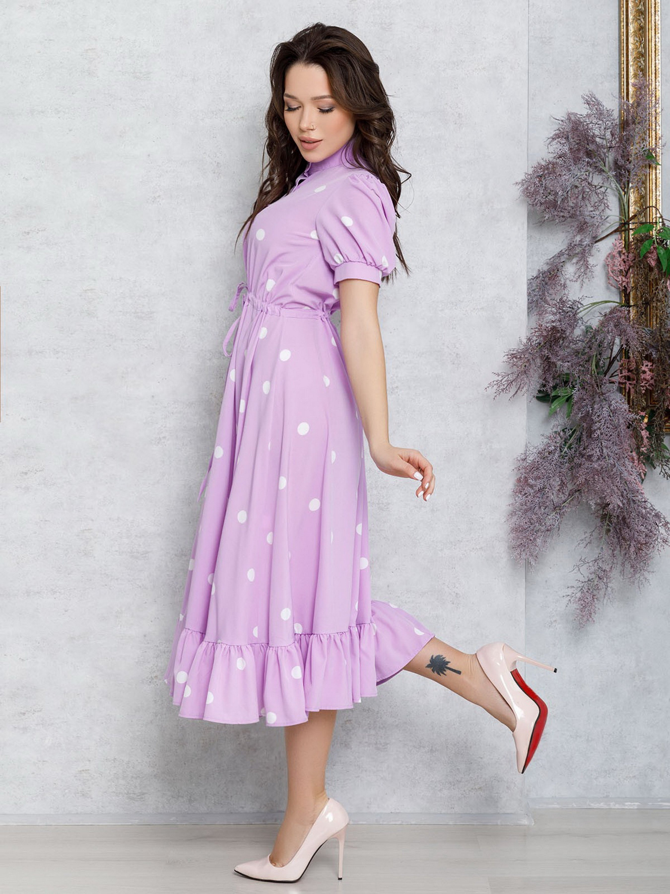 Платья ISSA Plus модель 12553_lilac Фото