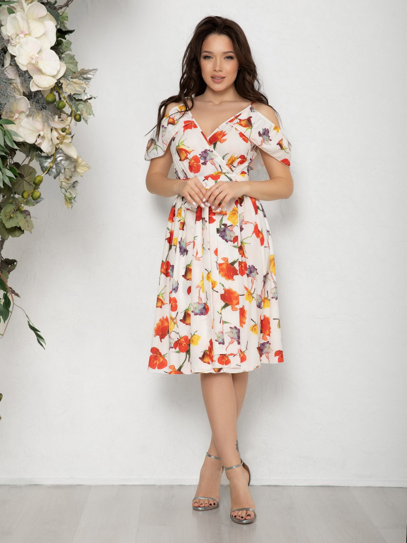 Платья ISSA Plus модель 12567_white Фото