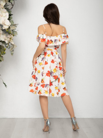 Платья ISSA Plus модель 12567_white Фото