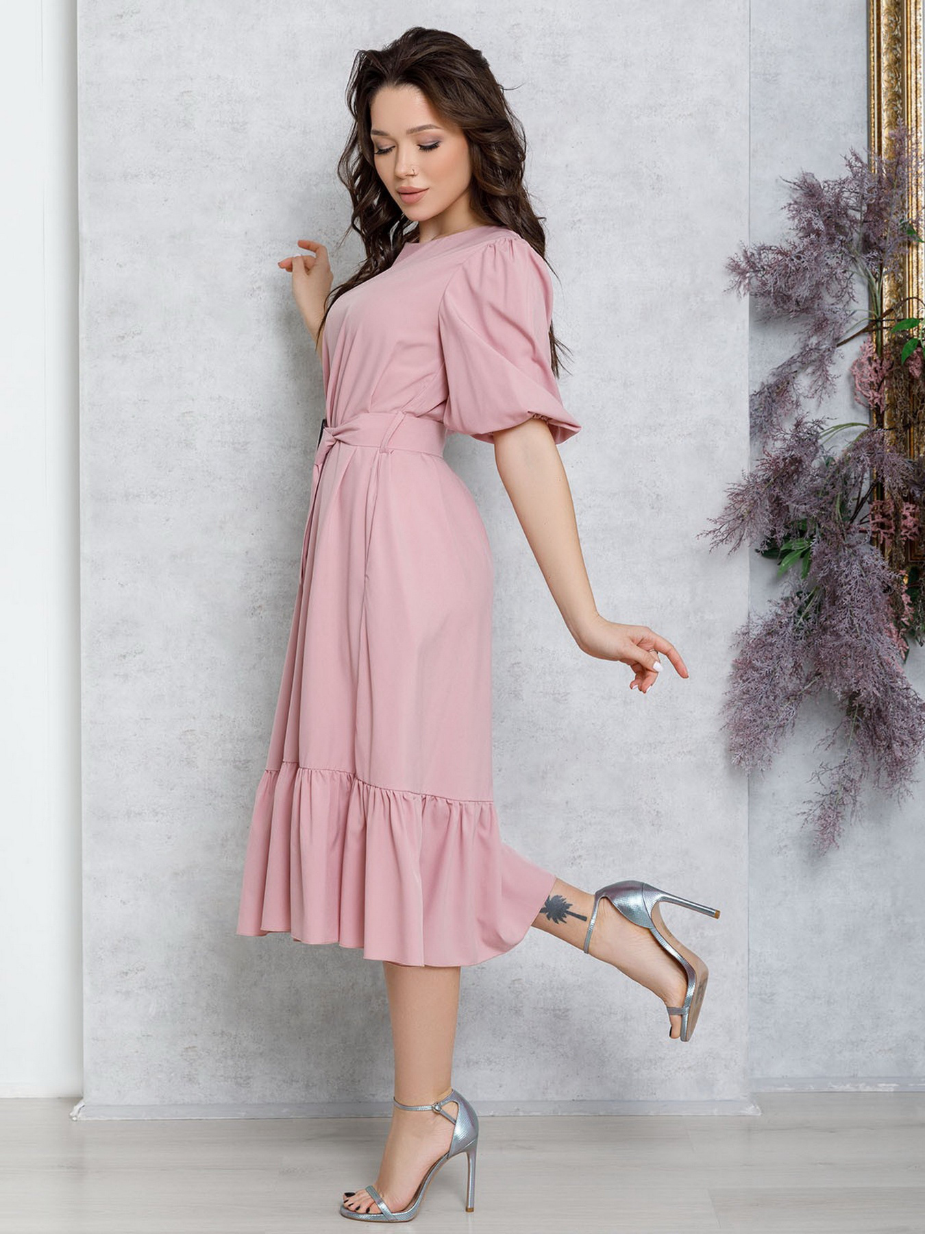 Сукні ISSA Plus модель 12583_pink Фото