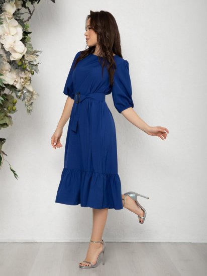 Сукні ISSA Plus модель 12583_blue — фото - INTERTOP