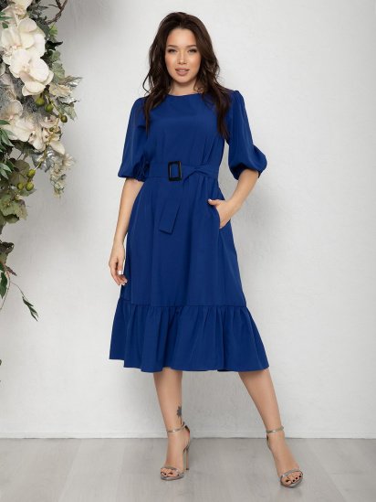 Сукні ISSA Plus модель 12583_blue - фото
