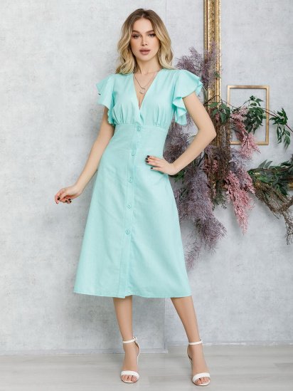 Сукня міді ISSA Plus модель 12591_mint - фото
